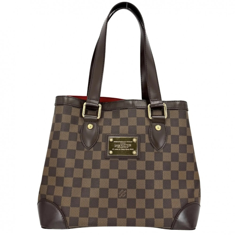 LOUIS VUITTON Brown Damier Canvas Tote Bag